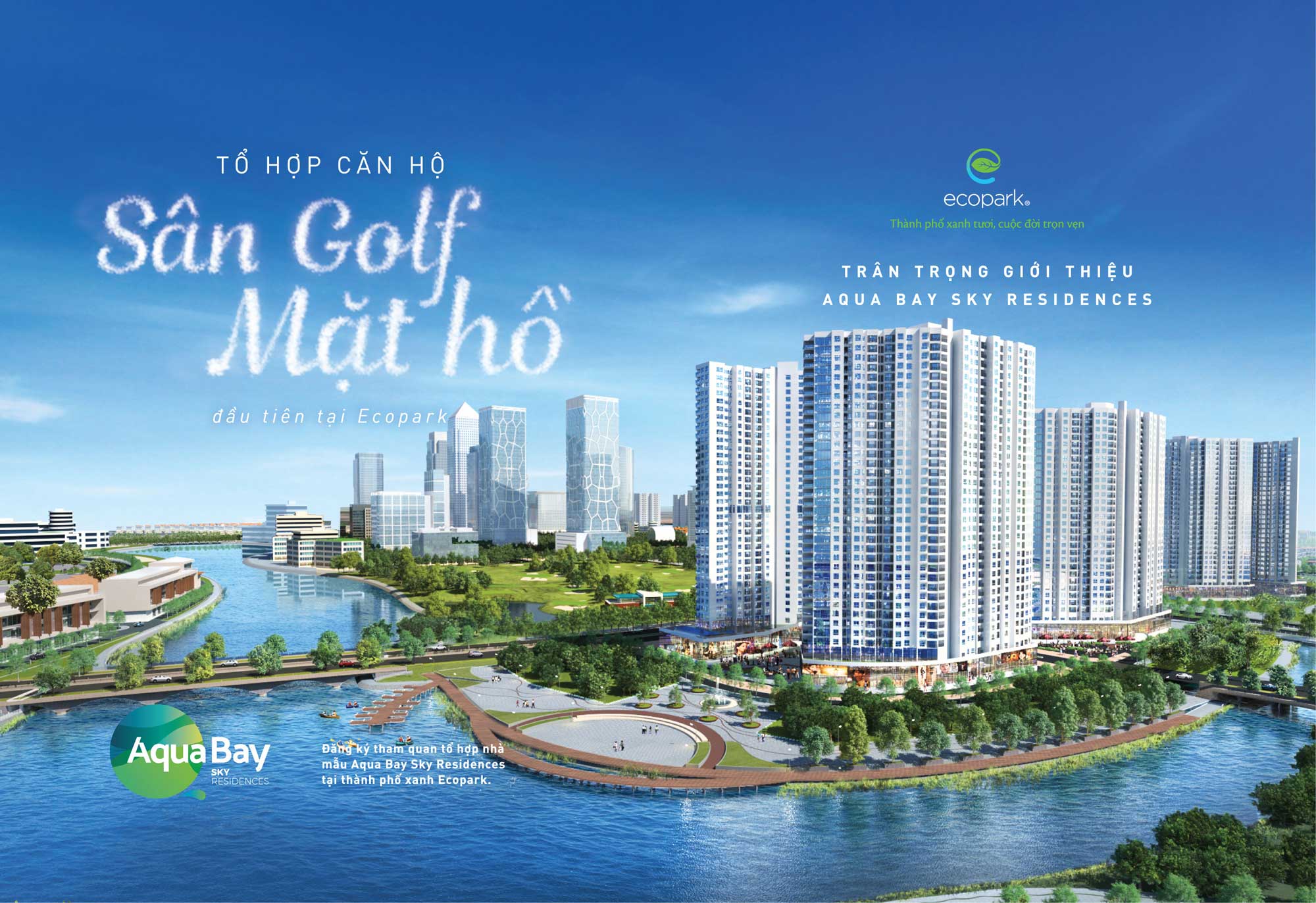 Cho thuê căn hộ tại tòa  Sky 2, chung cư Aquabay, Ecopark với giá chỉ 9 triệu/1 tháng